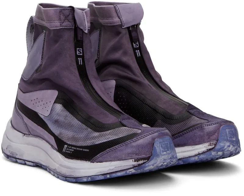 11 by Boris Bidjan Saberi Purple Salomon Edition Bamba 2 High MUREX PURPLE (198 11xS)