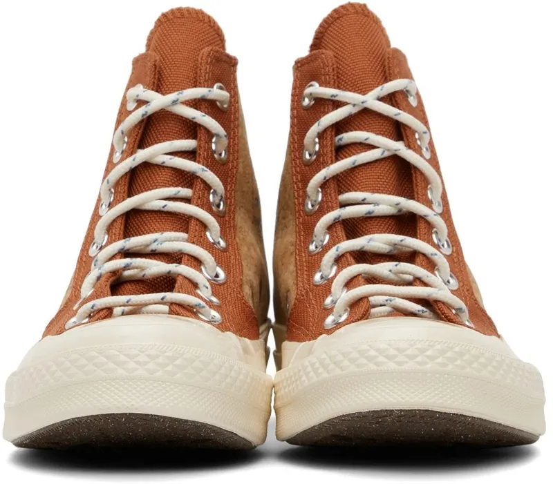 Converse Red & Tan Cork Summer Daze Chuck 70 High RED BARK/EGRET/GUM (170853C)