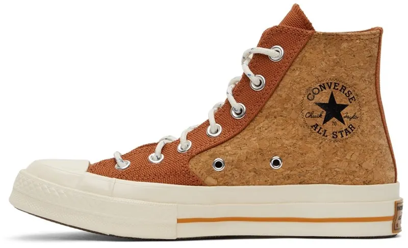 Converse Red & Tan Cork Summer Daze Chuck 70 High RED BARK/EGRET/GUM (170853C)