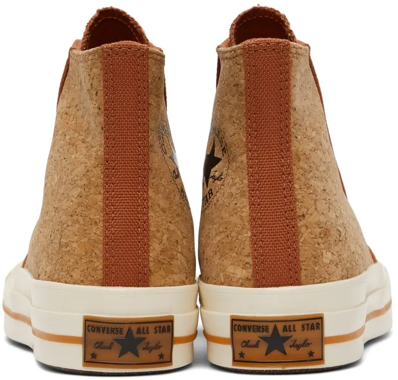 Converse Red & Tan Cork Summer Daze Chuck 70 High RED BARK/EGRET/GUM (170853C)