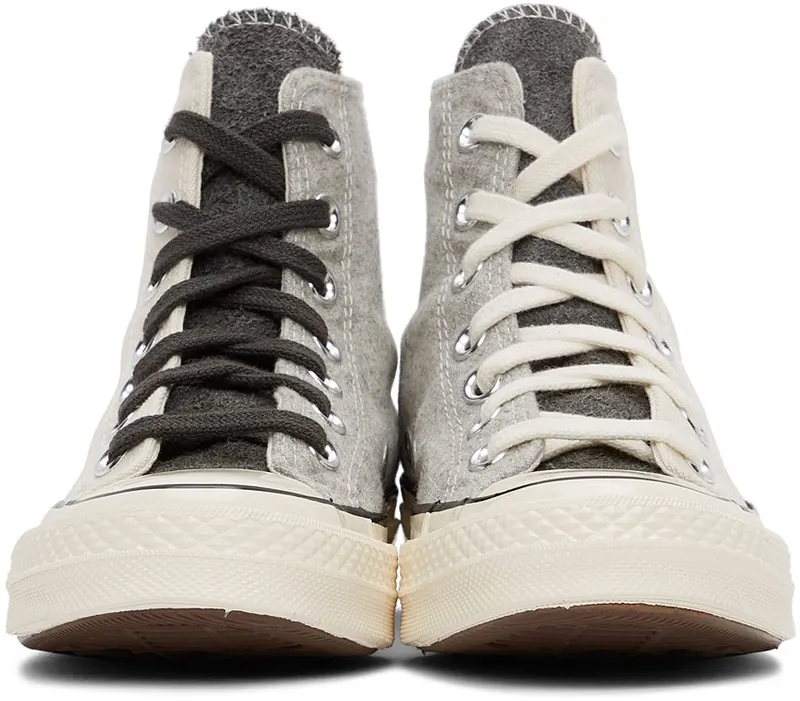 Converse SSENSE Exclusive Off-White & Grey Chuck 70 Hi Turbulence (171863C)