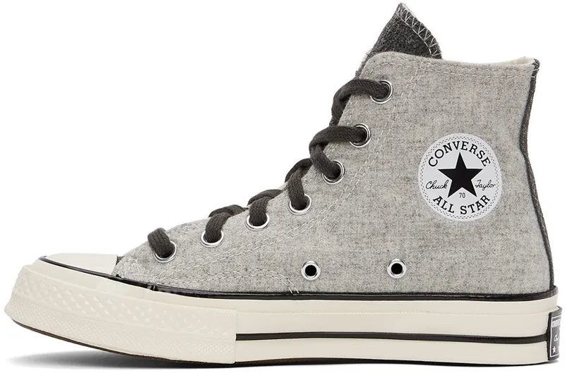 Converse SSENSE Exclusive Off-White & Grey Chuck 70 Hi Turbulence (171863C)