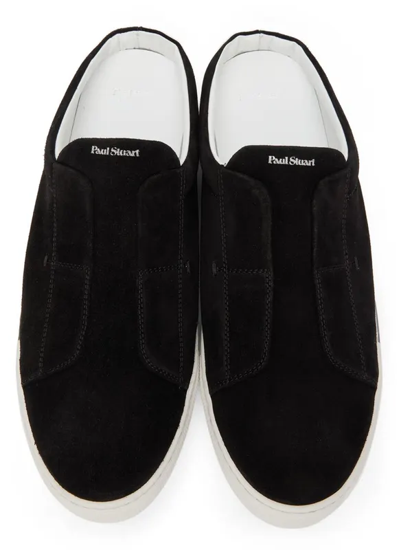 Paul Stuart Suede Slide BLACK (4552CBSU181)