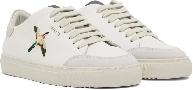 Axel Arigato White & Beige Clean 90 Triple Bee Bird WHITE/CREMINO (28666)