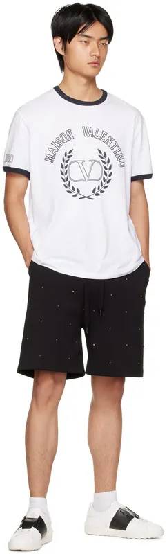 Valentino Garavani White & Black Open A01 BIANCO/NERO/BIAN (1Y0S0830BLU)