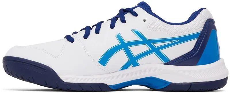 Asics White & Blue Gel-Dedicate 7 103 WHITE/ELECTRIC B (1041A223)