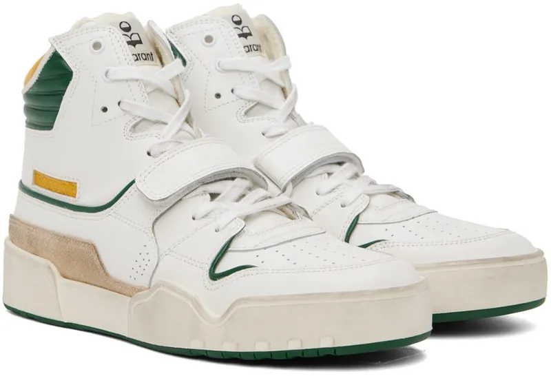 Isabel Marant White & Green Alseeh YWGN YELLOW/GREEN (22ABK0605-22A001N)