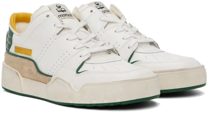 Isabel Marant White & Green Emreeh YWGN YELLOW/GREEN (22ABK0606-22A001N)