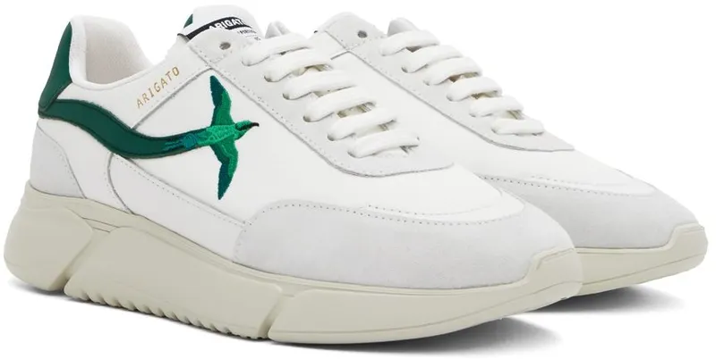 Axel Arigato White & Green Genesis Stripe Bee Bird White/Green (35092)