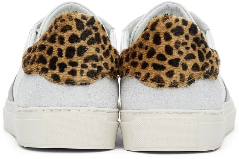 Axel Arigato White & Grey Leopard Dunk V2 WHT/GRY/LEO (27556)