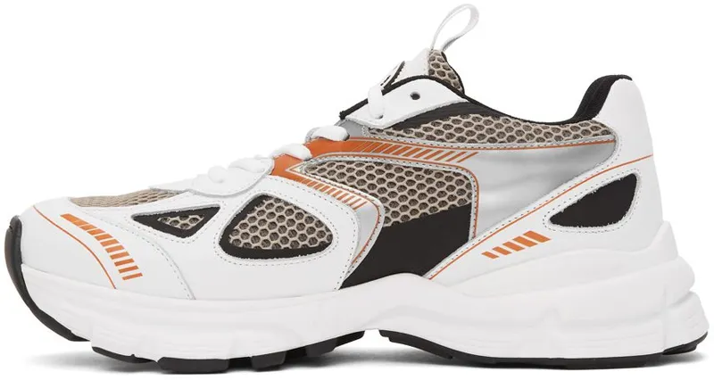 Axel Arigato White & Orange Marathon HD White/Black/Orange (33013)