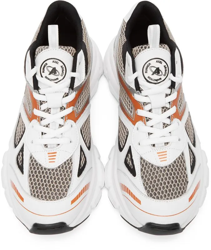 Axel Arigato White & Orange Marathon HD White/Black/Orange (33013)