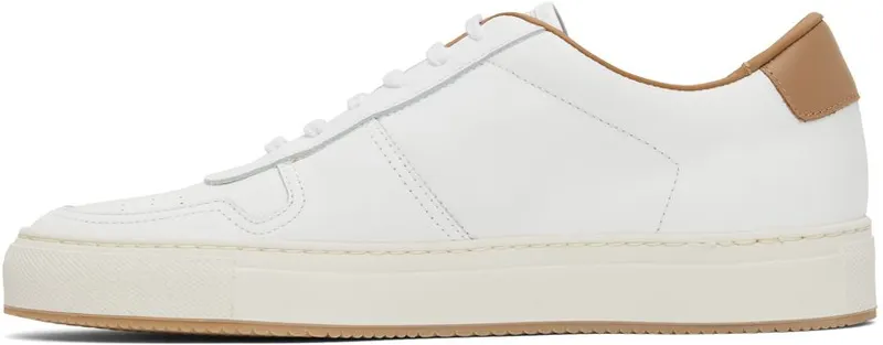 Common Projects White & Tan BBall ’90 Low 0502 WHTTAN (2299)