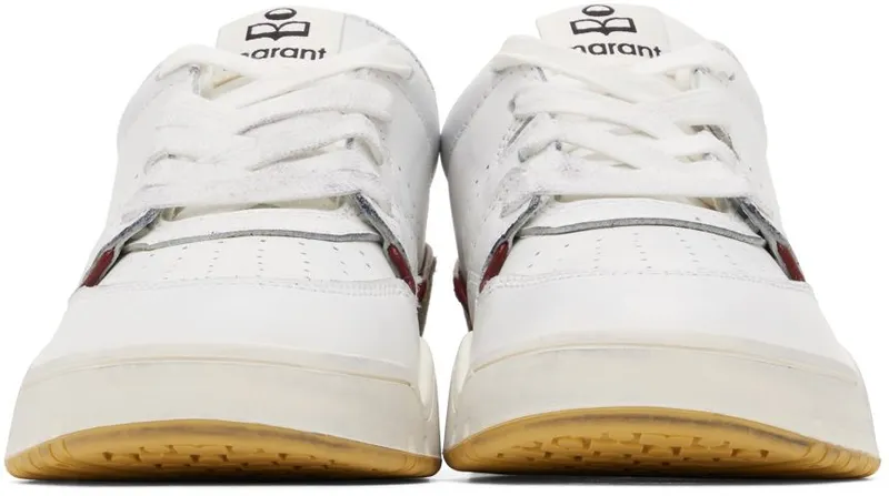 Isabel Marant White & Yellow Leather Emreeh 10YW Yellow (22PBK0267-22P053S)