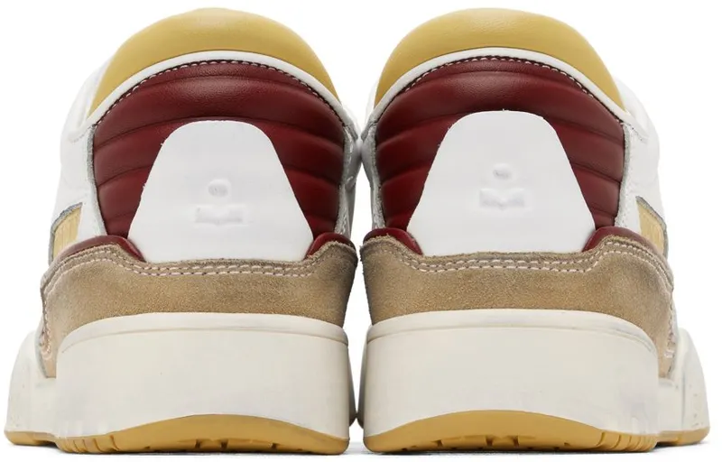 Isabel Marant White & Yellow Leather Emreeh 10YW Yellow (22PBK0267-22P053S)