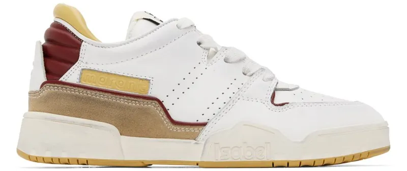 Isabel Marant White & Yellow Leather Emreeh 10YW Yellow (22PBK0267-22P053S)