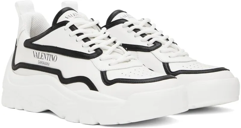 Valentino Garavani White Gumboy A01 BIANCO/NERO/BIAN (1Y2S0B17RFA)