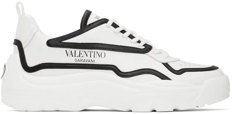 Valentino Garavani White Gumboy A01 BIANCO/NERO/BIAN (1Y2S0B17RFA)