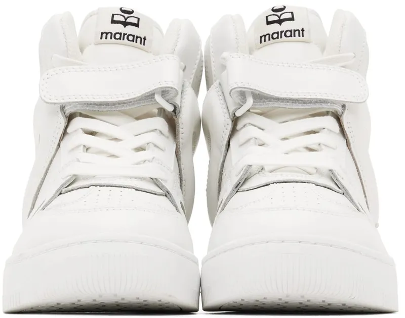 Isabel Marant White Leather Brooklee 20WH White (22PBK0188-22P069S)