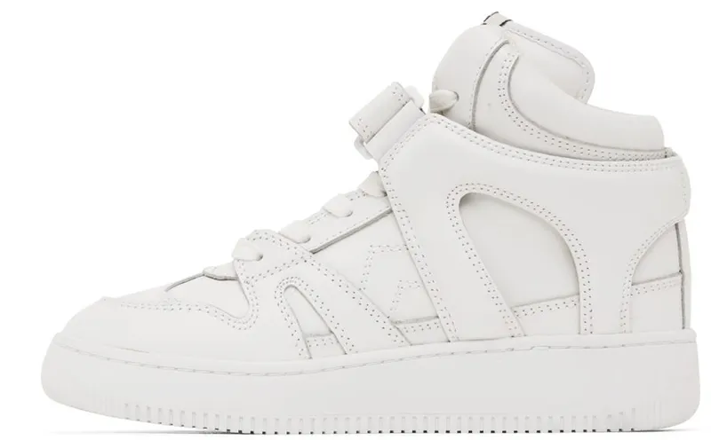 Isabel Marant White Leather Brooklee 20WH White (22PBK0188-22P069S)