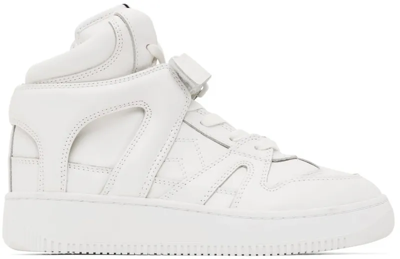 Isabel Marant White Leather Brooklee 20WH White (22PBK0188-22P069S)