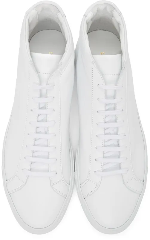 Common Projects White Original Achilles Mid 0506 WHITE (1529)
