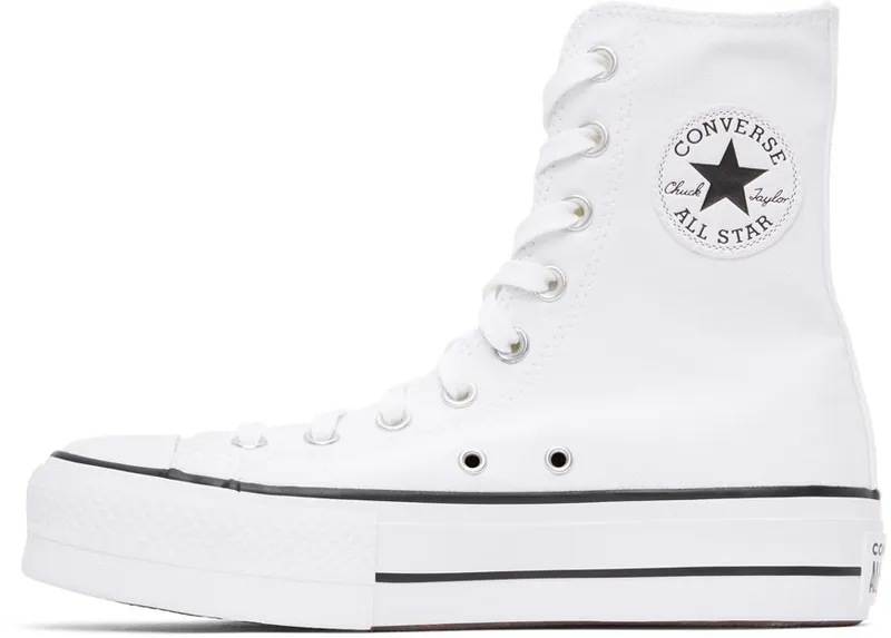Converse White Platform Chuck Taylor All Star High WHITE (170051C)