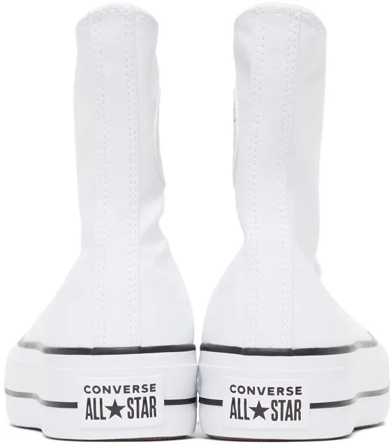 Converse White Platform Chuck Taylor All Star High WHITE (170051C)