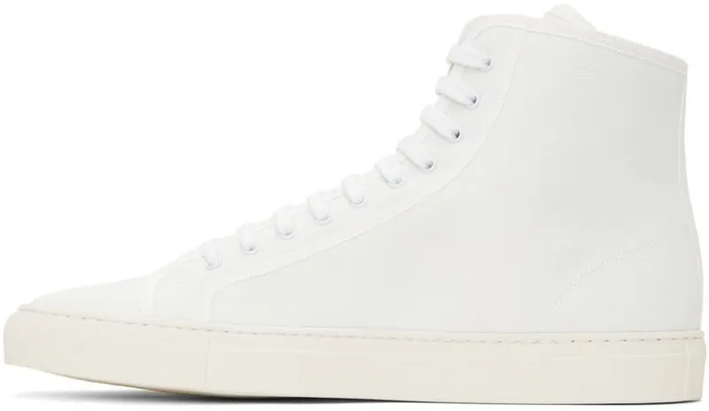 Common Projects White Recycled Nylon Tournament High 0506 WHITE (5209)