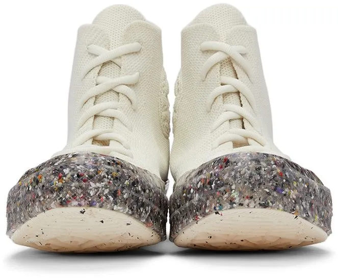 Converse White Renew Chuck 70 Knit High Top EGRET/STRING/BARELY (170864C)