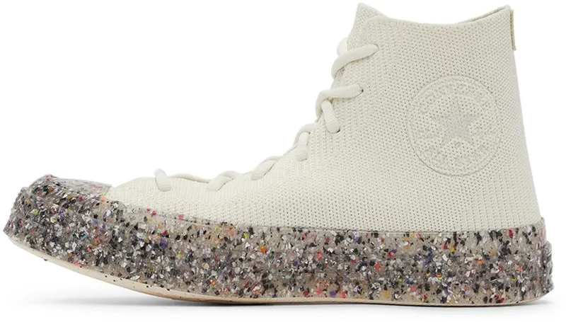 Converse White Renew Chuck 70 Knit High Top EGRET/STRING/BARELY (170864C)