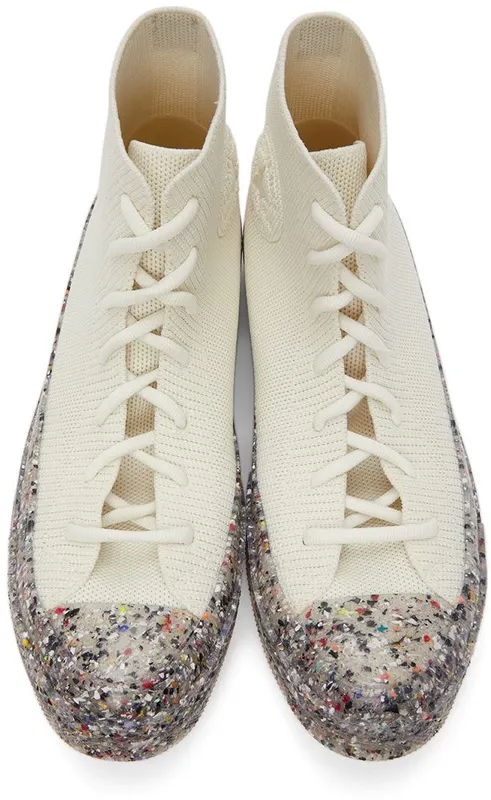 Converse White Renew Chuck 70 Knit High Top EGRET/STRING/BARELY (170864C)