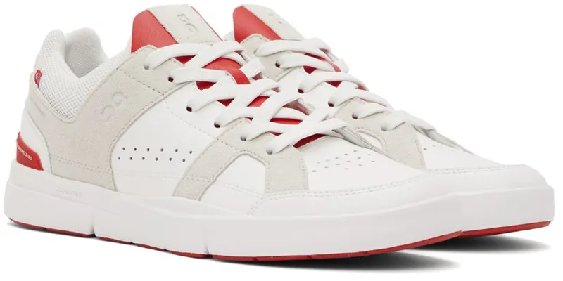 On White ‘The Roger’ Centre Court WHITE | RED (48.98955)