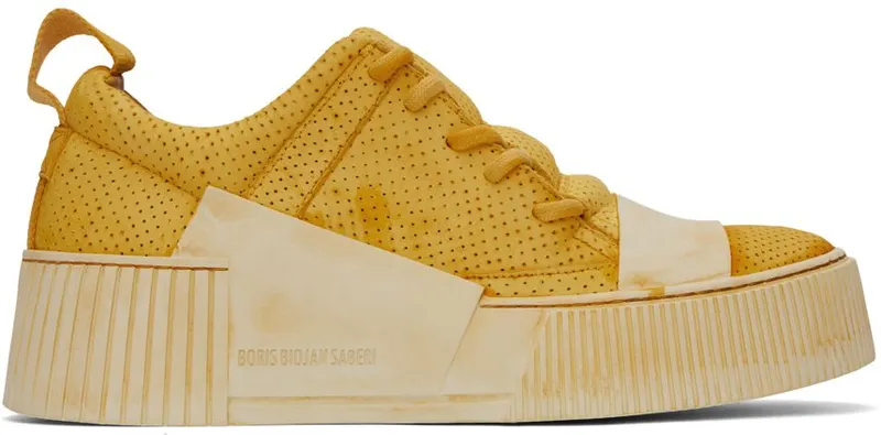 Boris Bidjan Saberi Yellow Bamba 2.1 Sneaker FAT (327-BAMBA 2.1)