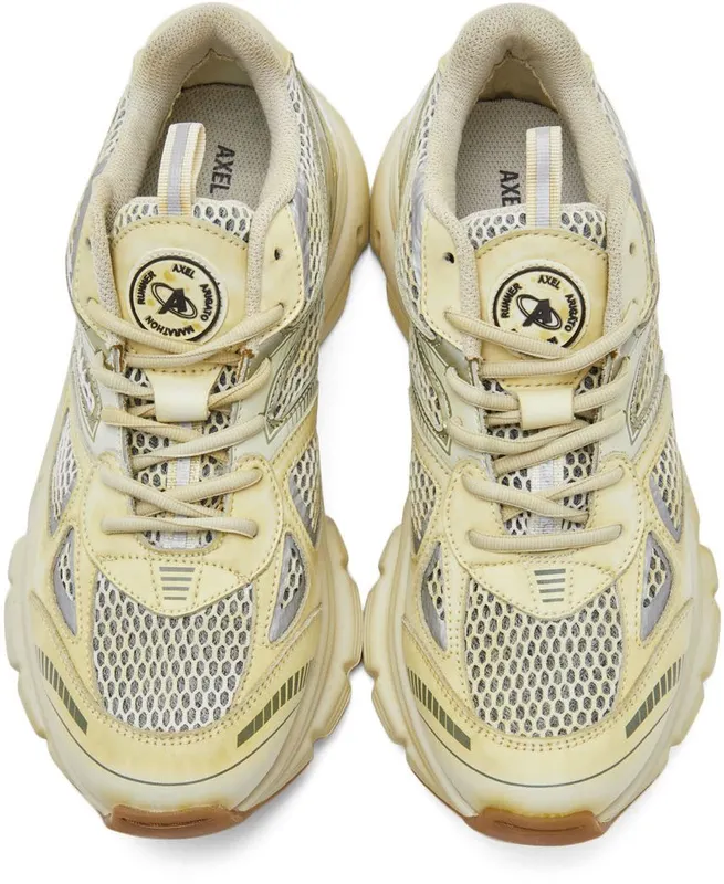Axel Arigato Yellow Dip-Dye Marathon PALE YELLOW (33111)