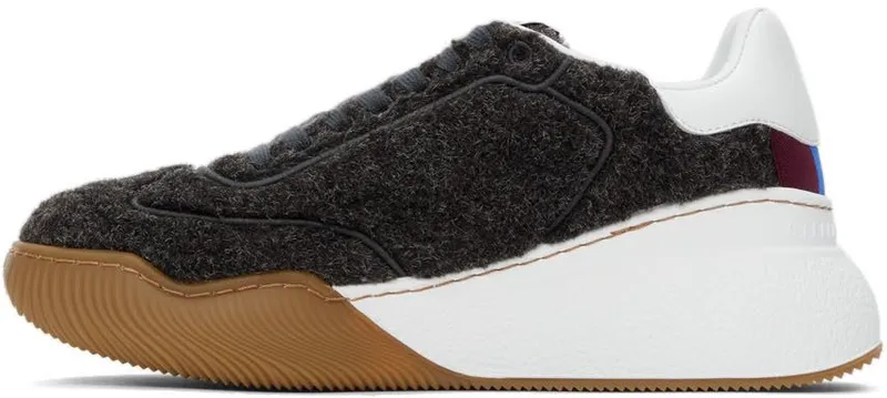 Stella McCartney Alter Curl Shearling Loop 1026 Black Melange (800408N0260)