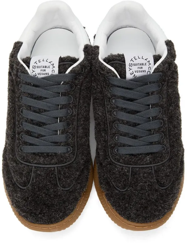Stella McCartney Alter Curl Shearling Loop 1026 Black Melange (800408N0260)