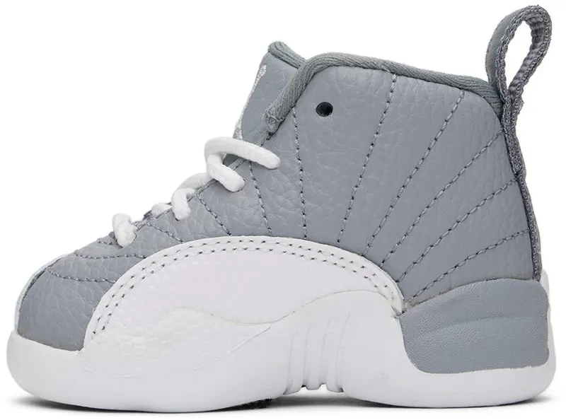 Nike Jordan Baby Gray & White Jordan 12 Retro STEALTH/WHITE-COOL G (850000-015)