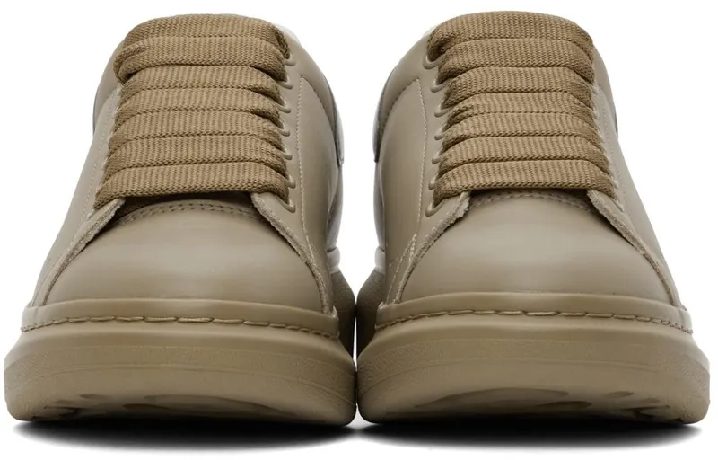 Alexander McQueen Beige & Silver Oversized 9795 BEIGE/SILVER (634671WIAG5)