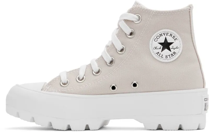 Converse Beige Chuck Taylor All Star Lugged High Desert Sand/White/Bl (A01656C)