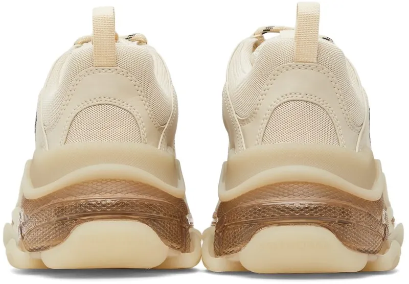 Balenciaga Beige Clear Sole Triple S 9005 BEIGE (541624-W2FB1-9005)