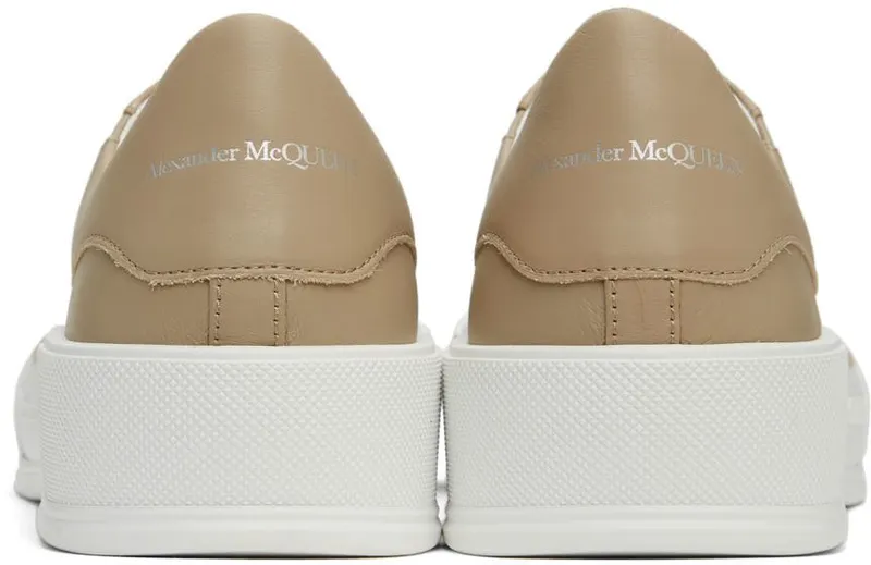 Alexander McQueen Beige Leather Colored Stripe 2240 BEIGE 221/BEIGE (667817WIB63)
