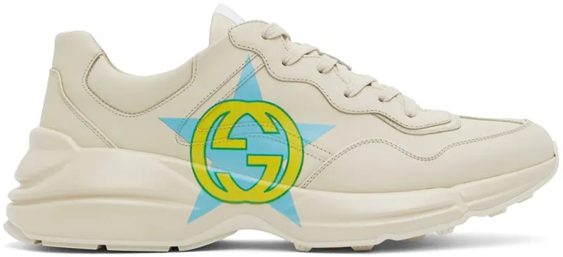 Gucci Beige Rhyton Sneaker 9522 Ivoire (692935 DRW00)