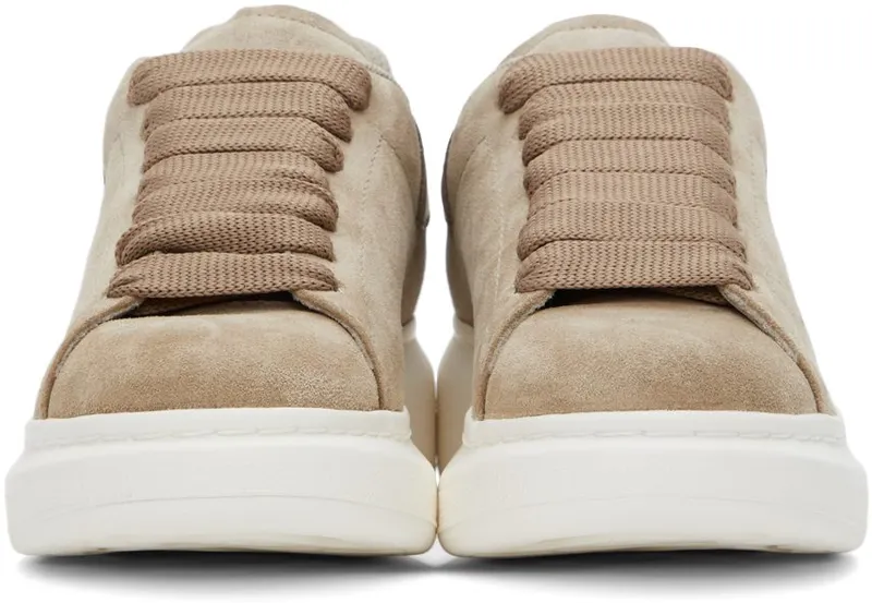Alexander McQueen Beige Suede Oversized 2617 Camel/Bone (650792WIA51)