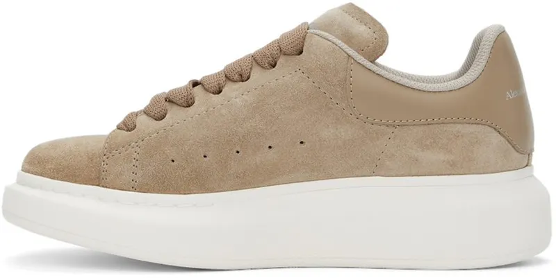 Alexander McQueen Beige Suede Oversized 2617 Camel/Bone (650792WIA51)
