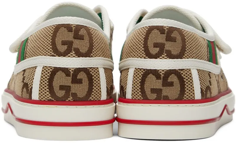 Gucci Beige Tennis 1977 2584 Cam.Ebo/M.White (692917 UKO70)