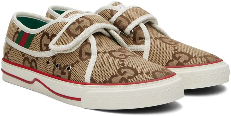 Gucci Beige Tennis 1977 2584 Cam.Ebo/M.White (692917 UKO70)