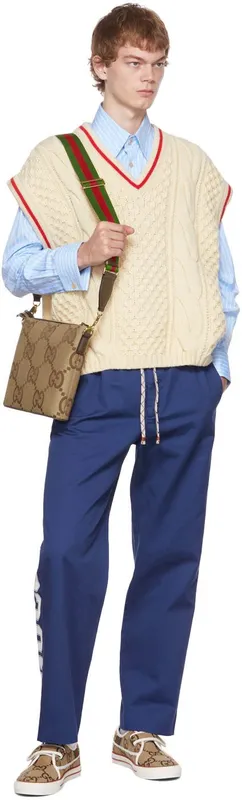 Gucci Beige Tennis 1977 2584 Cam.Ebo/M.White (692917 UKO70)