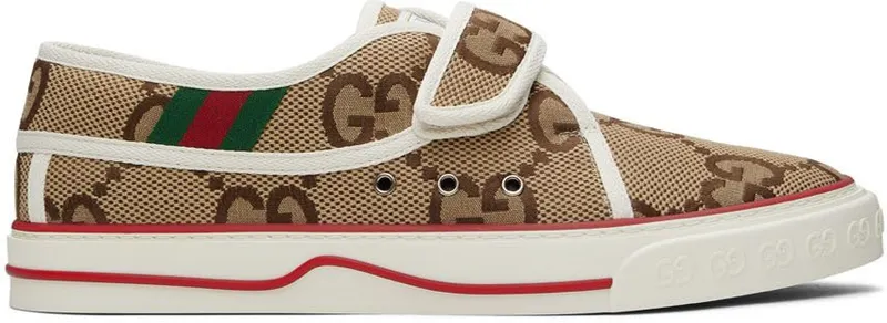 Gucci Beige Tennis 1977 2584 Cam.Ebo/M.White (692917 UKO70)