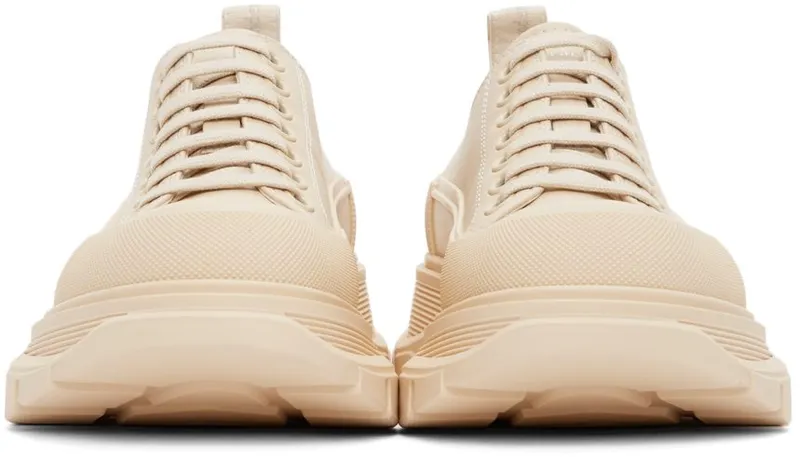 Alexander McQueen Beige Tread Slick 5593 DARK PEARL/SILV (627225WIAG65593)
